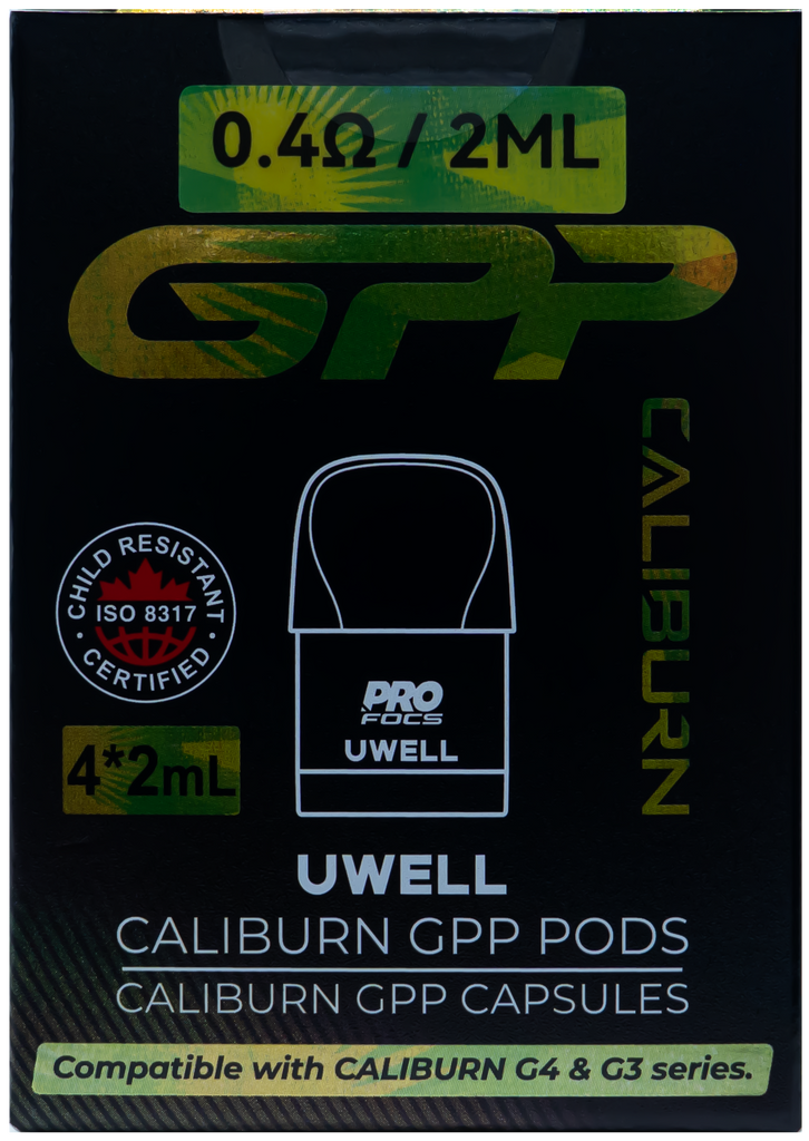UWELL CALIBURN GPP REPLACEMENT PODS 2ML 0.4OHM [CRC] – eCloudz