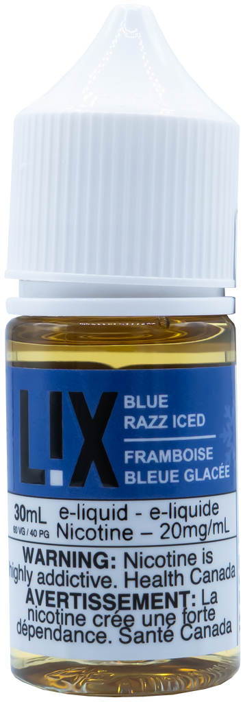 LIX BLUE RAZZ ICED | L!X NIC SALTS | SUDBURY, CANADA – eCloudz