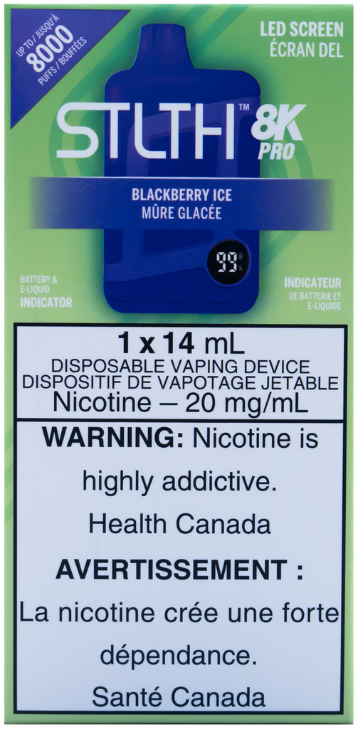 STLTH BOX 8K PRO BLACKBERRY ICE DISPOSABLE [STAMPED] – eCloudz