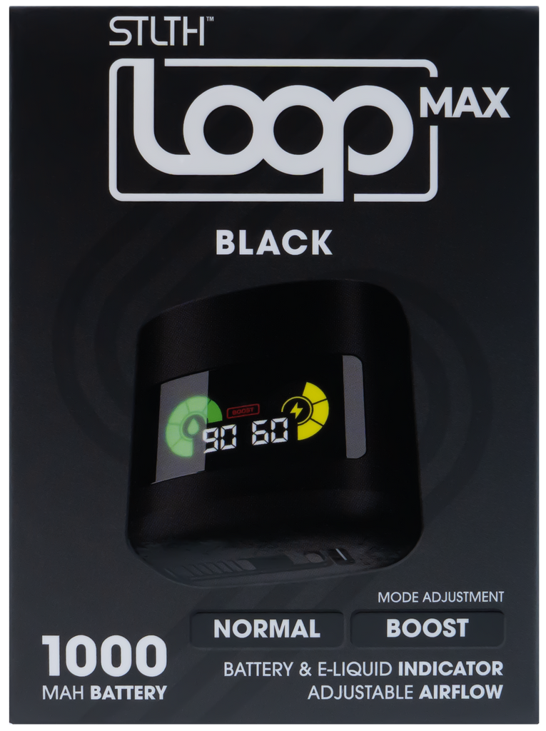 loop battery vape STLTH LOOP MAX DEVICE BLACK – eCloudz