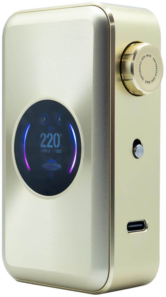 VAPORESSO GEN MAX MOD PLATINUM GOLD eCloudz - Specialty Vape Shop VAPORESSO GEN MAX MOD PLATINUM GOLD eCloudz - Specialty Vape Shop