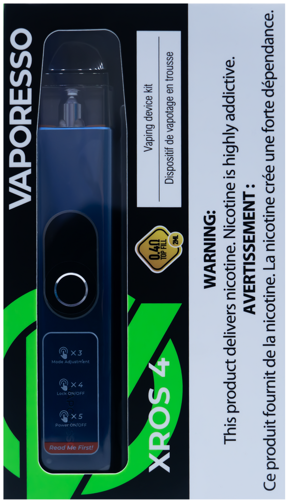 vaporesso xros 4 blinking blue Guide & Instructions for XROS 5: Settings, Modes & Controls main image 1