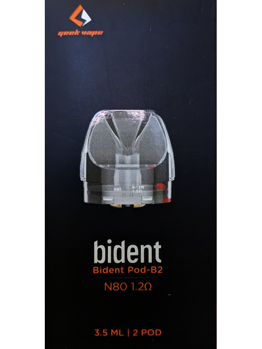 GEEK VAPE BIDENT POD B2 N80 1.2 OHM eCloudz - Specialty Vape Shop GEEK VAPE BIDENT POD B2 N80 1.2 OHM eCloudz - Specialty Vape Shop