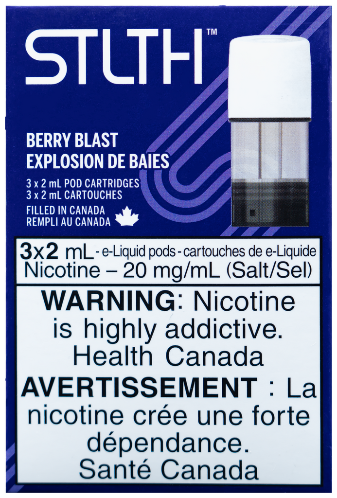 STLTH BERRY BLAST - STLTH PODS eCloudz - Specialty Vape Shop STLTH BERRY BLAST - STLTH PODS eCloudz - Specialty Vape Shop