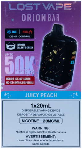 LOST VAPE ORIONBAR 50K JUICY PEACH [ONTARIO]