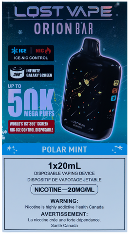 LOST VAPE ORIONBAR 50K POLAR MINT [ONTARIO]