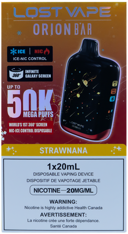 LOST VAPE ORIONBAR 50K STRAWNANA [ONTARIO]