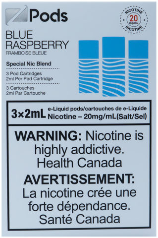 Z PODS BLUE RASPBERRY [STAMPED]