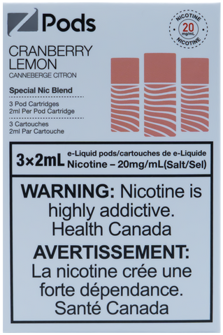 Z PODS CRANBERRY LEMON [ONTARIO]