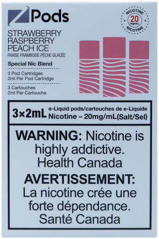 Z PODS STRAWBERRY RASPBERRY PEACH ICE [ONTARIO]