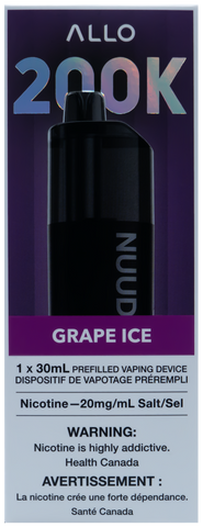 ALLO NUUD 200K GRAPE ICE [ONTARIO]