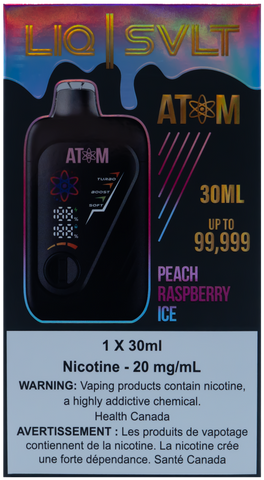 LIQ|SVLT ATOM PEACH RASPBERRY ICE [ONTARIO]