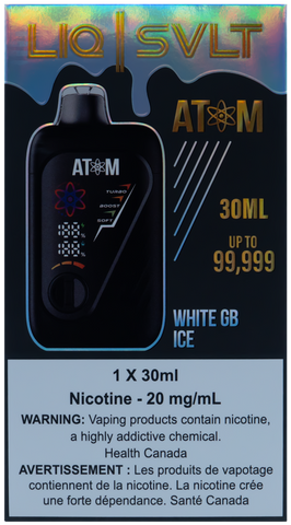 LIQ|SVLT ATOM WHITE GB ICE [ONTARIO]