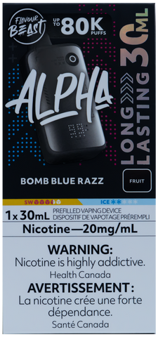 FLAVOUR BEAST ALPHA BOMB BLUE RAZZ [ONTARIO]