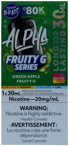 FLAVOUR BEAST ALPHA GREEN APPLE FRUITY G [ONTARIO]
