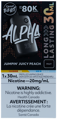 FLAVOUR BEAST ALPHA JUMPIN' JUICY PEACH [ONTARIO]
