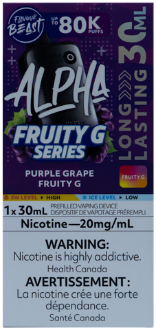 FLAVOUR BEAST ALPHA PURPLE GRAPE FRUITY G [ONTARIO]