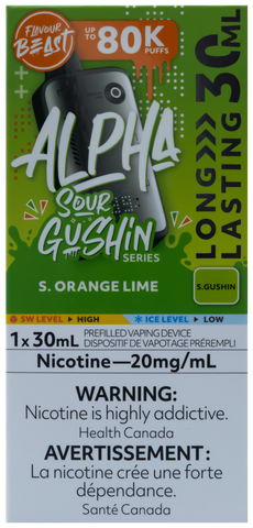 FLAVOUR BEAST ALPHA GUSHIN S. ORANGE LIME [ONTARIO]