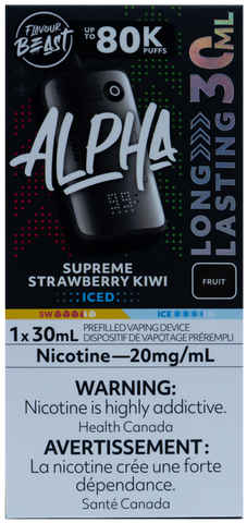 FLAVOUR BEAST ALPHA SUPREME STRAWBERRY KIWI ICED [ONTARIO]