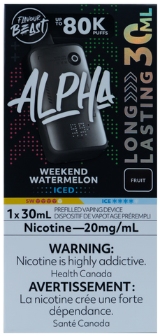 FLAVOUR BEAST ALPHA WEEKEND WATERMELON ICED [ONTARIO]