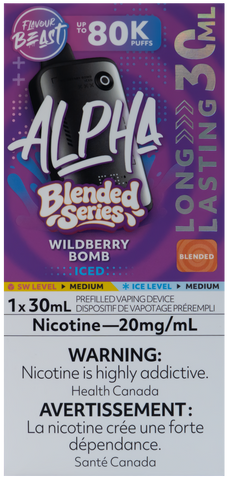 FLAVOUR BEAST ALPHA WILDBERRY BOMB ICED BLENDED [CRC]