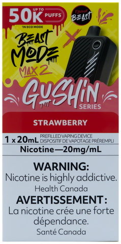 FLAVOUR BEAST BEAST MODE MAX 2 GUSHIN STRAWBERRY [ONTARIO]