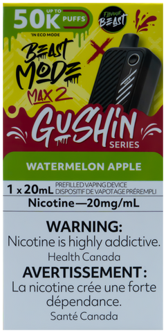 FLAVOUR BEAST BEAST MODE MAX 2 GUSHIN WATERMELON APPLE [ONTARIO]