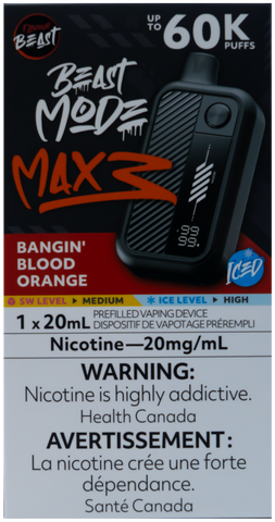 FLAVOUR BEAST BEAST MODE MAX 3 BANGIN' BLOOD ORANGE ICED [ONTARIO]