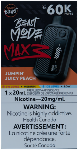 FLAVOUR BEAST BEAST MODE MAX 3 JUMPIN' JUICY PEACH [ONTARIO]