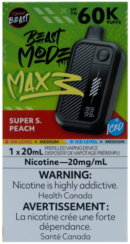 FLAVOUR BEAST BEAST MODE MAX 3 SUPER S. PEACH ICED [ONTARIO]