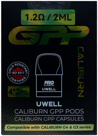 UWELL CALIBURN GPP REPLACEMENT PODS 2ML 1.2OHM [CRC]