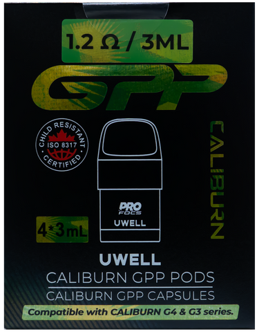 UWELL CALIBURN GPP REPLACEMENT PODS 3ML 1.2OHM [CRC]
