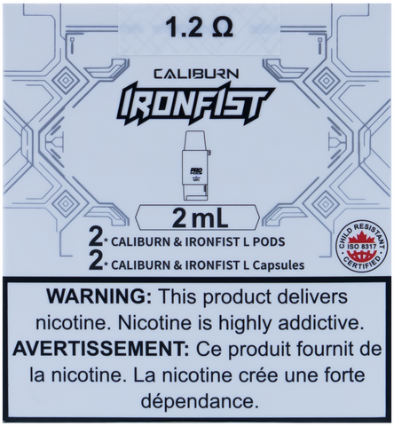 CALIBURN IRONFIST REPLACEMENT PODS 1.2OHM [CRC]