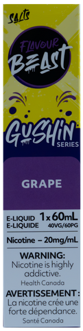 FLAVOUR BEAST SALT 60ML GUSHIN GRAPE [ONTARIO]