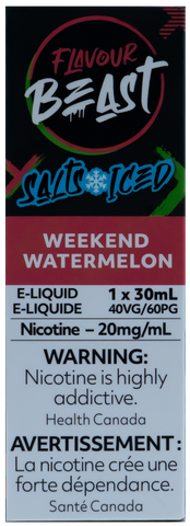 FLAVOUR BEAST SALT WEEKEND WATERMELON ICED [ONTARIO]