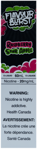 FLAVOUR BURST SALT 60ML RASPBERRY SOUR APPLE [ONTARIO]