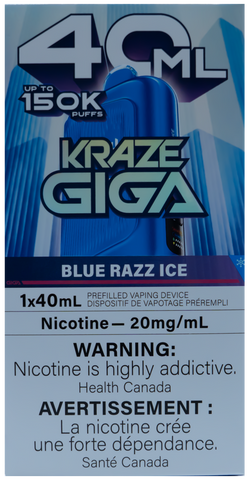 KRAZE GIGA BLUE RAZZ ICE [ONTARIO]