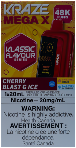 KRAZE MEGA X CHERRY BLAST G ICE [ONTARIO]