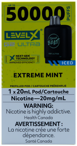 LEVEL X FLAVOUR BEAST G2 ULTRA POD EXTREME MINT ICE [ONTARIO]