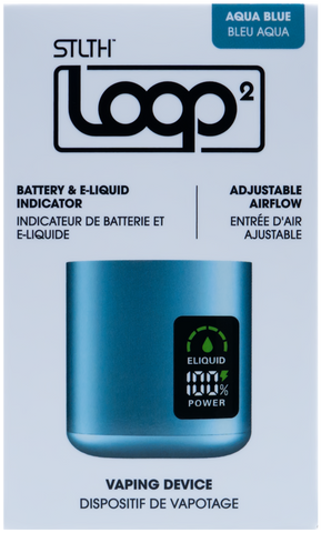 STLTH LOOP 2 AQUA BLUE DEVICE eCloudz - Specialty Vape Shop STLTH LOOP 2 AQUA BLUE DEVICE eCloudz - Specialty Vape Shop