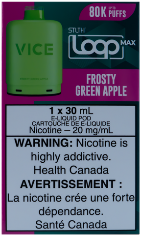 STLTH LOOP MAX X VICE POD FROSTY GREEN APPLE [ONTARIO]
