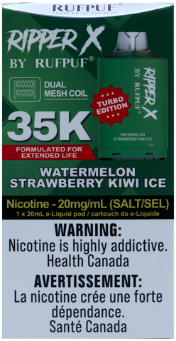 RIPPER X 35K POD WATERMELON STRAWBERRY KIWI ICE [ONTARIO]