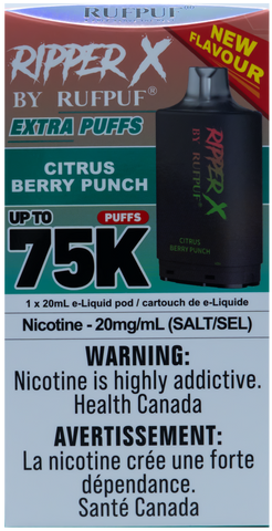 RIPPER X 75K POD CITRUS BERRY PUNCH [ONTARIO]