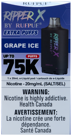RIPPER X 75K POD GRAPE ICE [ONTARIO]