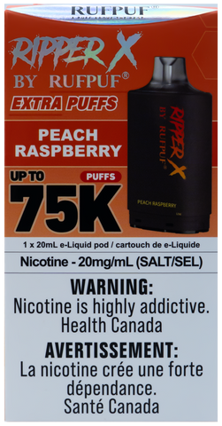RIPPER X 75K POD PEACH RASPBERRY [ONTARIO]