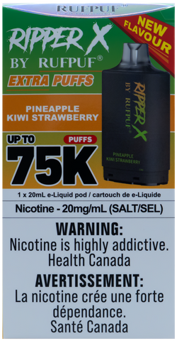 RIPPER X 75K POD PINEAPPLE KIWI STRAWBERRY [ONTARIO]