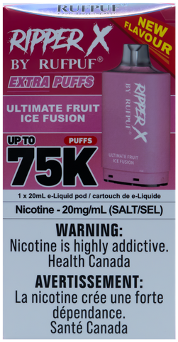 RIPPER X 75K POD ULTIMATE FRUIT ICE FUSION [ONTARIO]