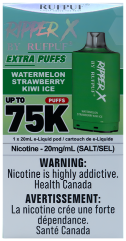 RIPPER X 75K POD WATERMELON STRAWBERRY KIWI ICE [ONTARIO]