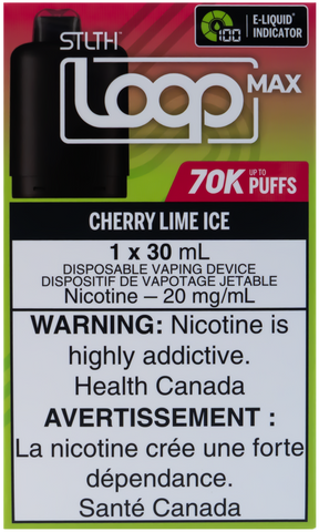 STLTH LOOP MAX POD CHERRY LIME ICE [ONTARIO]