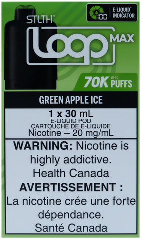STLTH LOOP MAX POD GREEN APPLE ICE [ONTARIO]